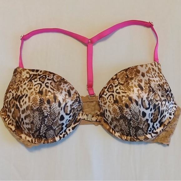 💞Victoria's Secret PINK Heartbreaker Plunge Push-Up Bra💞 - Picture 1 of 4